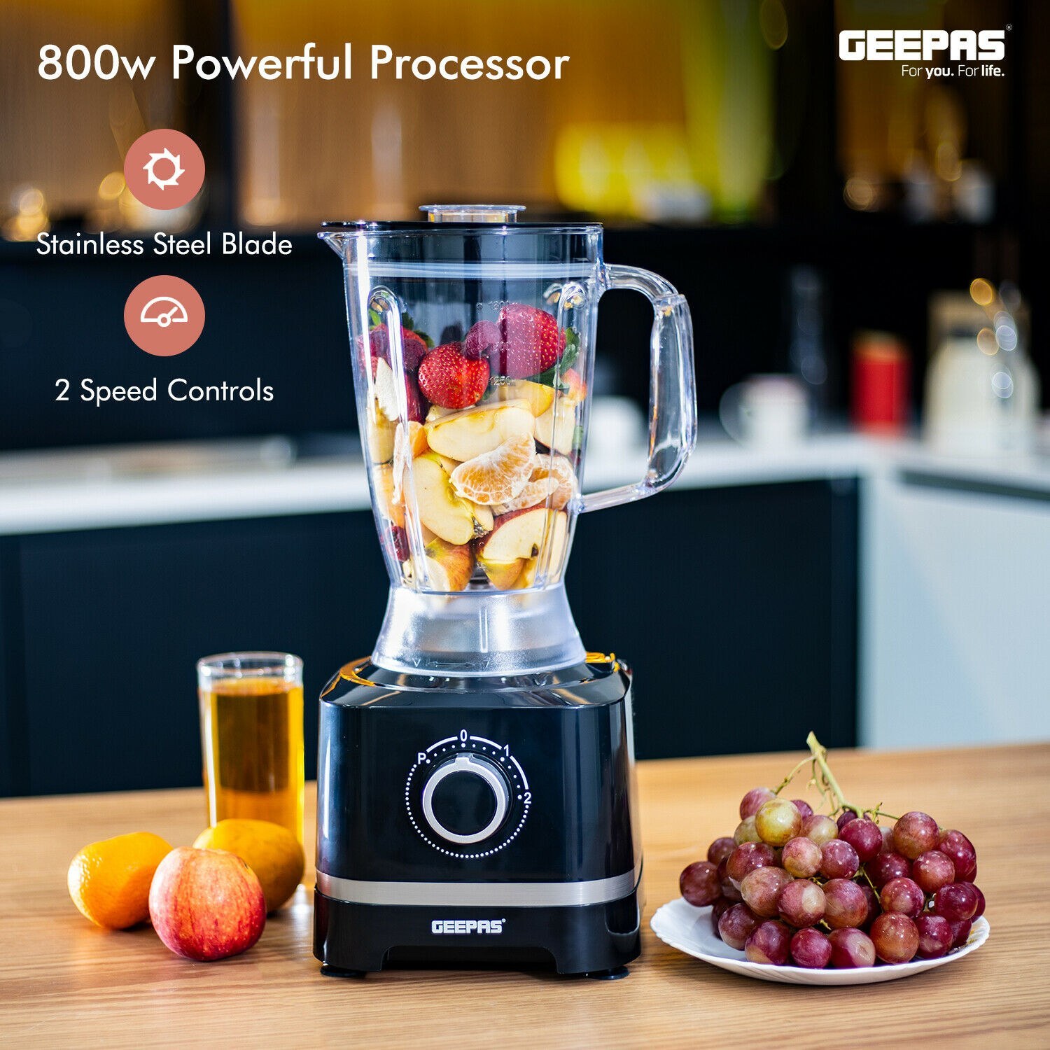 غذاساز 10 کاره جی پاس مدل GSB5487N ا Geepas Food Processor GSB5487N