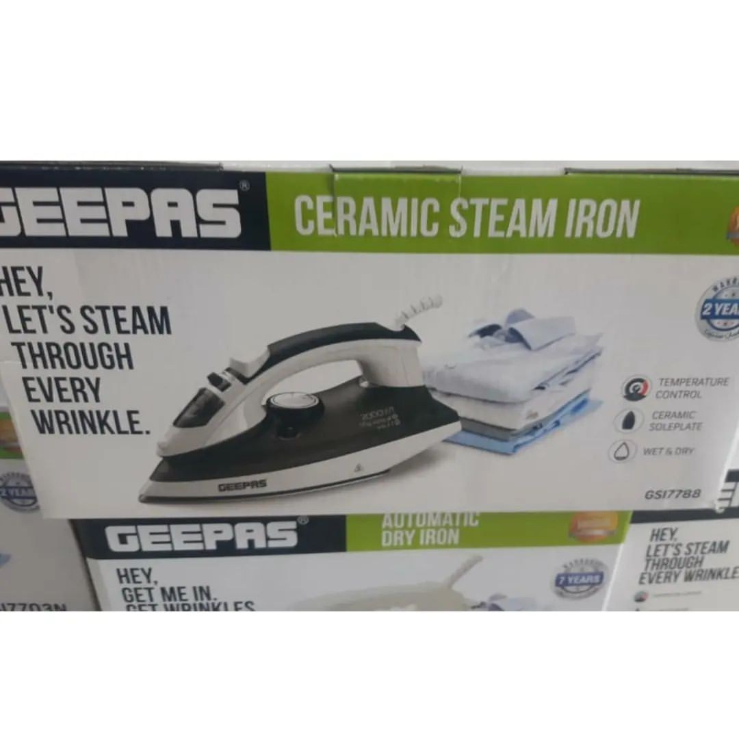 اتو بخار  جی پاس GSL7788  اتو بخار جیپاس مدل GSI7788 ا -GEEPAS steam iron model GSI7788-