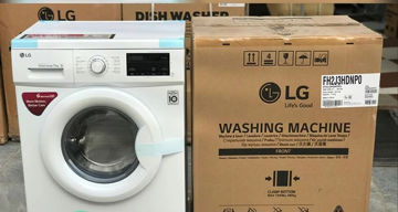 ماشین لباسشویی ال جی 2J3 وزن 7 کیلو سفید LG FH2J3QDNP0 Washing Machine 7 Kg