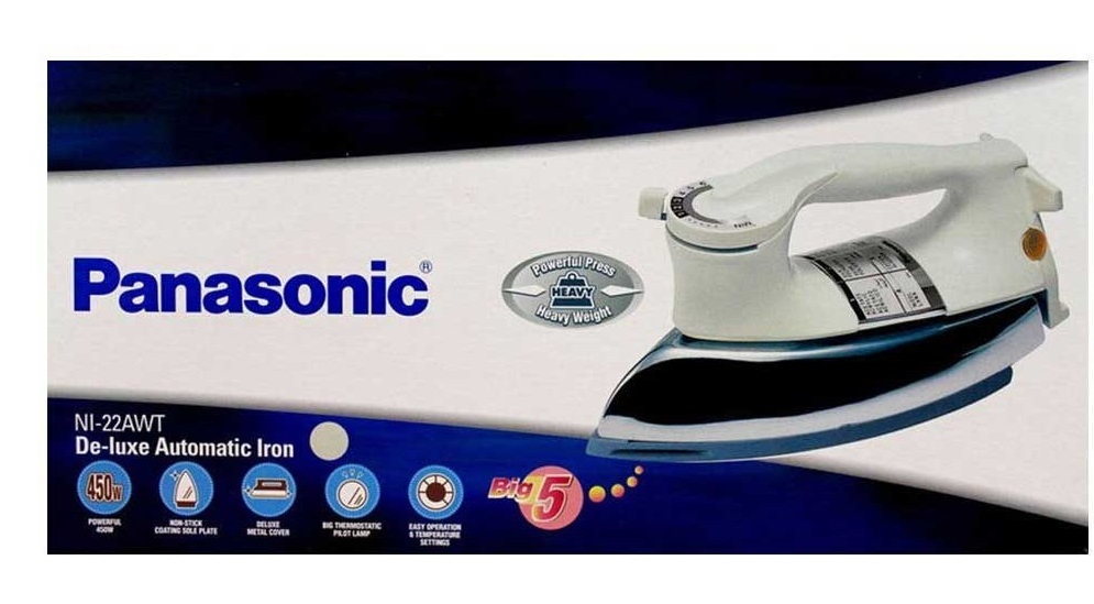 اتو خشک پاناسونیک ژاپن مدل Panasonic NI-22AWTXJ ا Panasonic NI-22AWTXJ De-luxe Automatic Iron