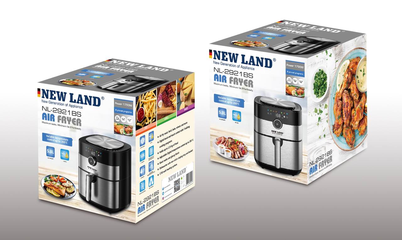 سرخ کن بدون روغن نیولند مدل 2921 ا Newland oil-free fryer 2921