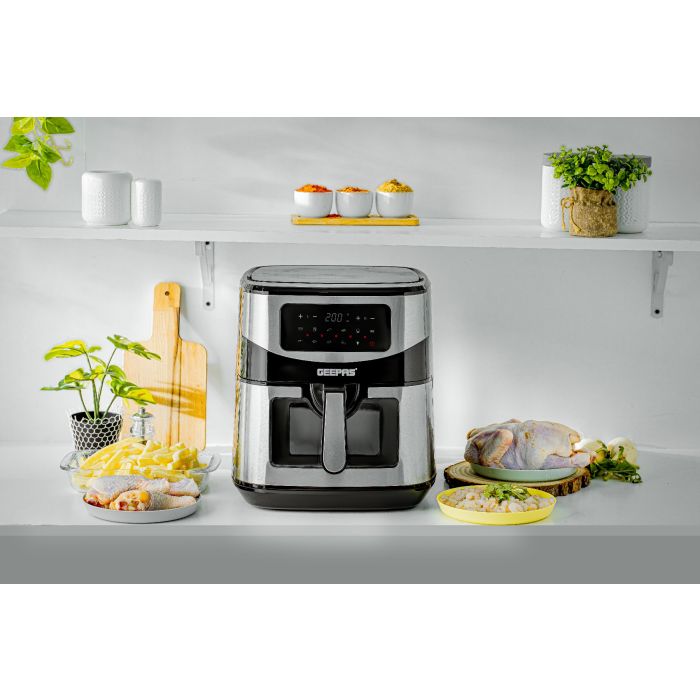 سرخ کن بدون روغن جی پاس مدل GAF37524UK ا GEEPAS GAF37524 Air fryer