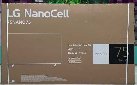 تلویزیون ال جی 55pholed  ا lg NANO75  nanocell 8k smart tv