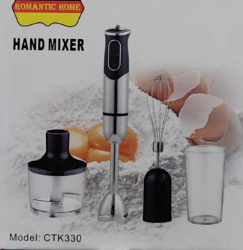 گوشت کوب برقی سه کاره رومانتیک هوم مدل CTK-330 ا  ROMANTIC HOME HAND MIXER CTK-330