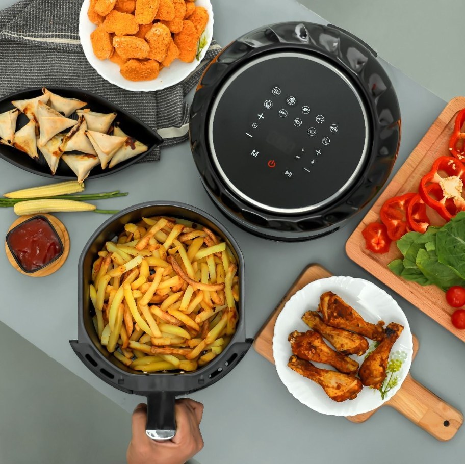 سرخ کن بدون روغن 3.5 لیتر جیپاس مدل GAF37512N ا Geepas Digital Air Fryer- GAF37512N