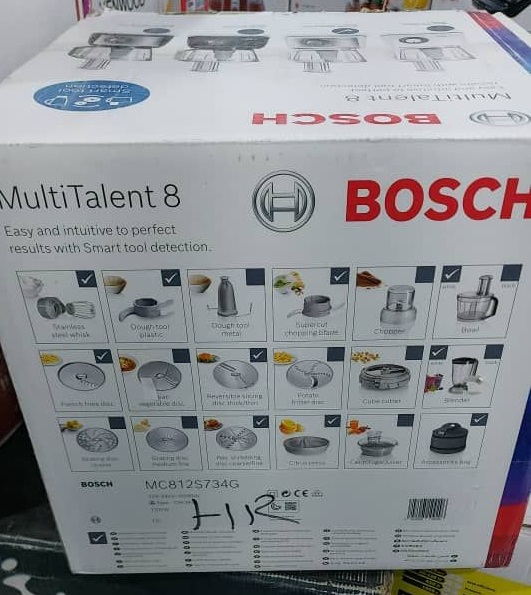 غذاساز بوش مدل BOSCH MC812S734G ا BOSCH MultiTalent8 MC812S734G