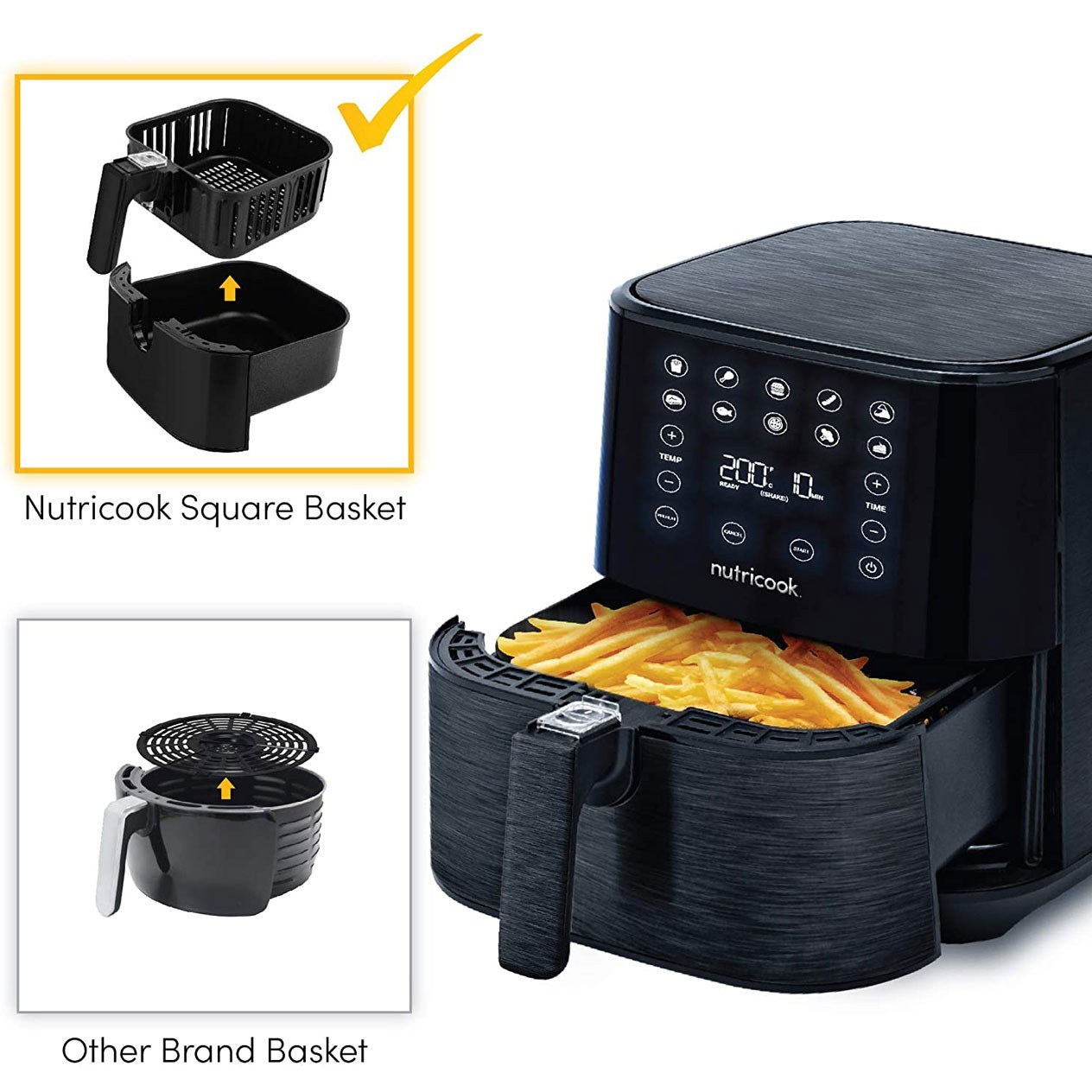 سرخ کن بدون روغن نوتریکوک 5.5 لیتر  | Nutricook Air Fryer 2