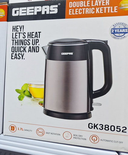 کتری برقی جی پاس مدل GK38052 ا ELECRTIC KETTLE GEEPAS 1.7L 1800W