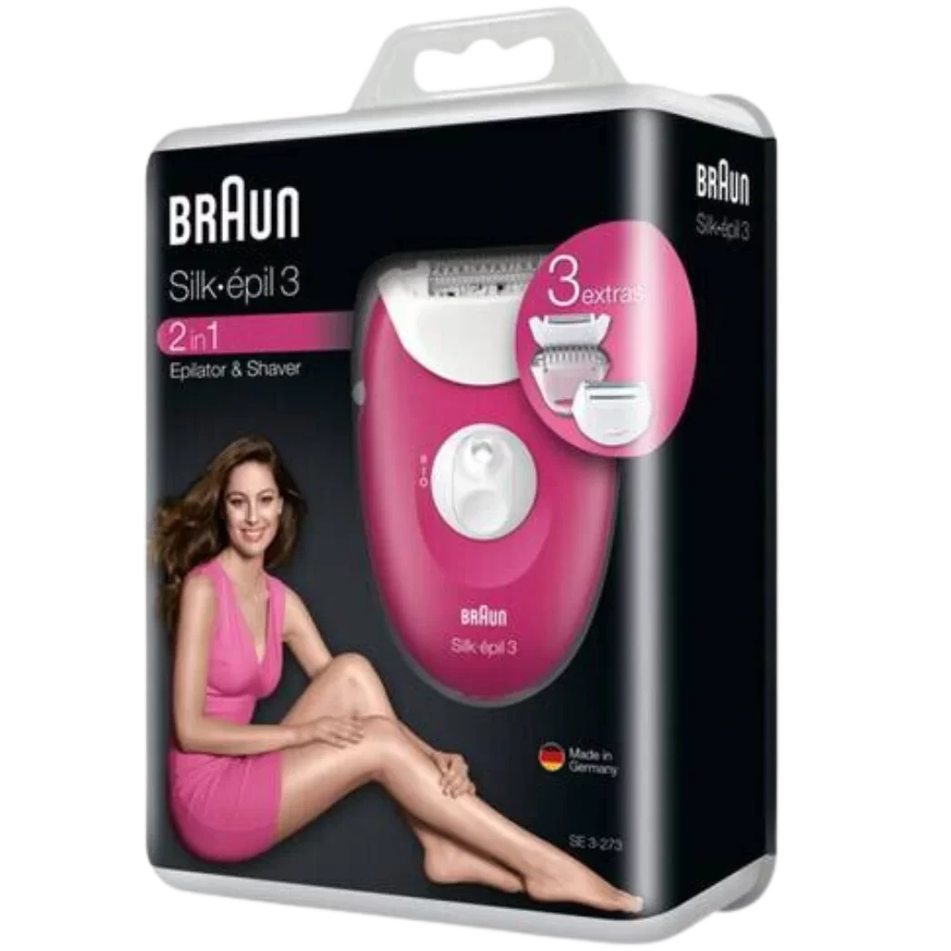 دستگاه اپیلاتور براون، مدل Se 3273 Epilation Device Silk Epil 3 3-273 2 ا Se 3273 Epilasyon Aleti Silk Epil 3 3-273 2 ۵