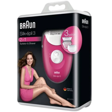 دستگاه اپیلاتور براون، مدل Se 3273 Epilation Device Silk Epil 3 3-273 2 ا Se 3273 Epilasyon Aleti Silk Epil 3 3-273 2 ۵