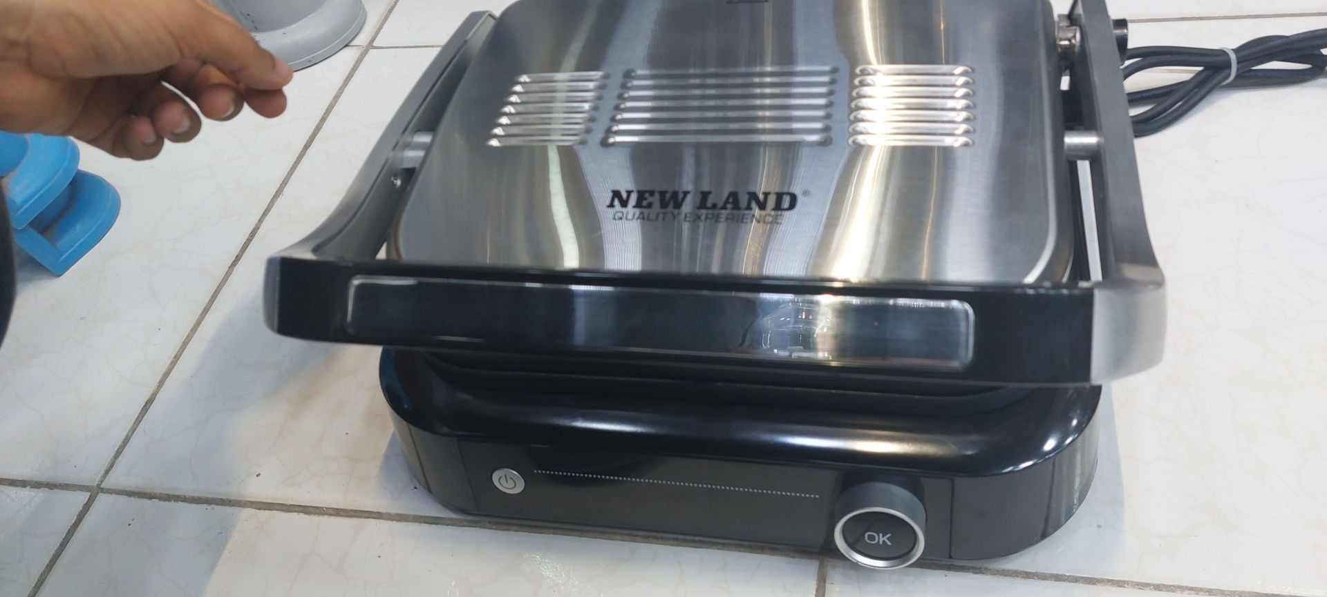 گریل پرس حرفه ای نیولند مدل NL-2810BS Newland Contact Grill |  NL-2810BS