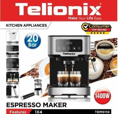 اسپرسوساز دیجیتال 1400وات تلیونیکس Telionix مدل TEM5110