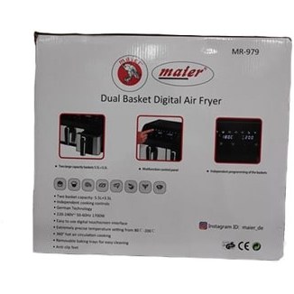 سرخ کن دو قلو 9 لیتری مایر MR-979 ا Maier MR-979Air Fryer