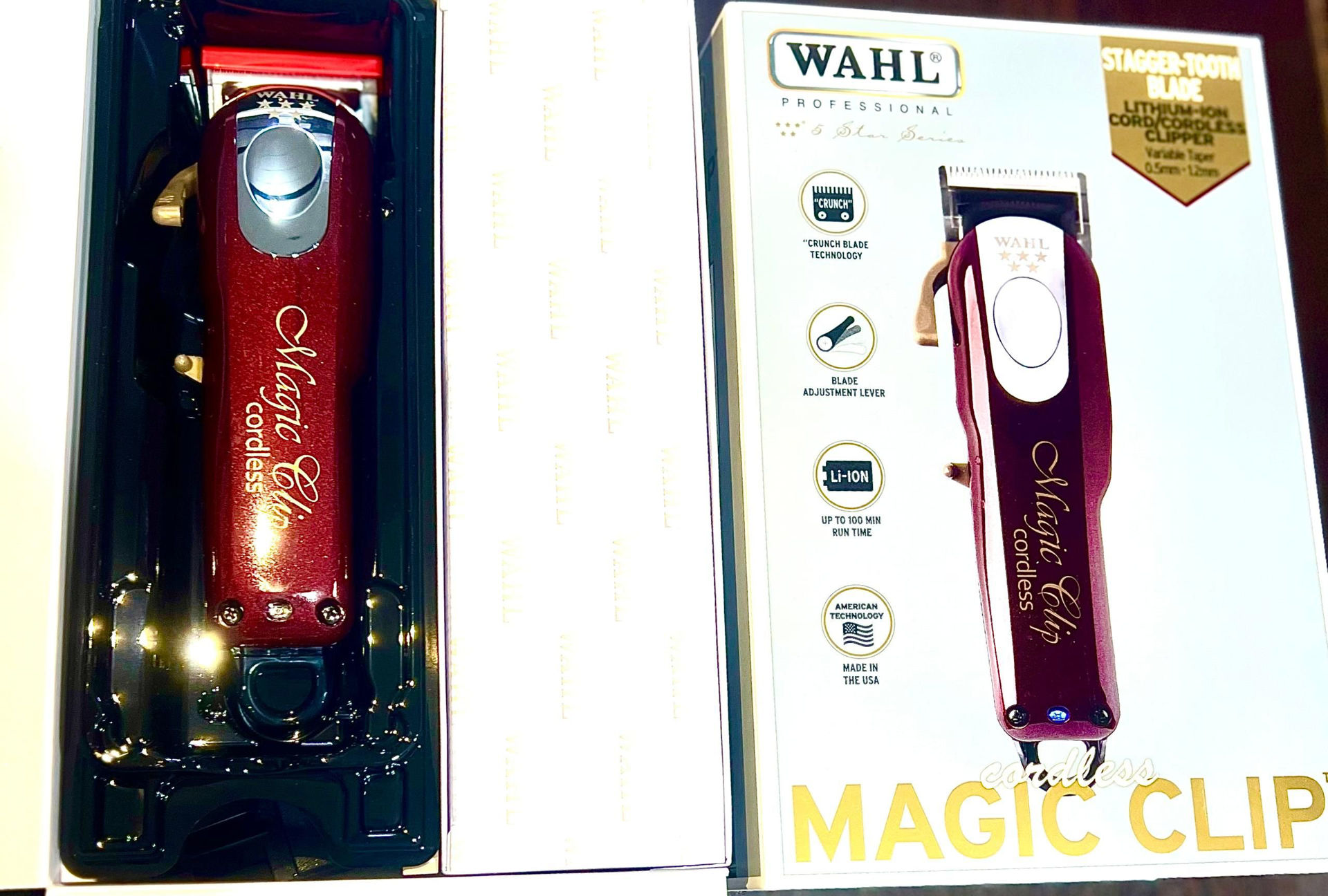 ماشین اصلاح وال مجیک کلیپ کردلس مدل 8148  اصل - | Magic Clip Cordless 8148 wahl