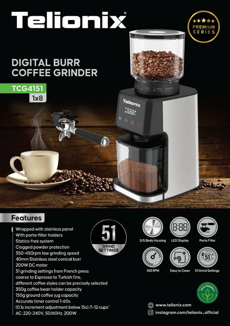 آسیاب قهوه تلیونیکس مدل TCG4151 ا Trionix TCG4151 coffee grinder