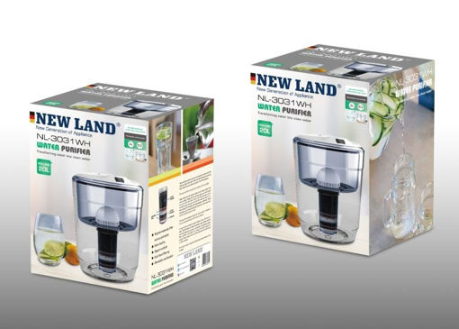 مخزن فیلتر دار تصفیه آب نیولند مدل Water filter tank NEWLAND NL-3031WH