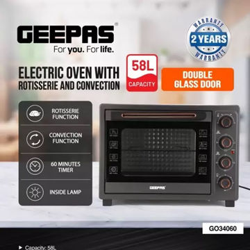 آون توستر ۶۰ لیتر جی پاس مدل ۳۴۰۶۰ Geepas Electric Oven